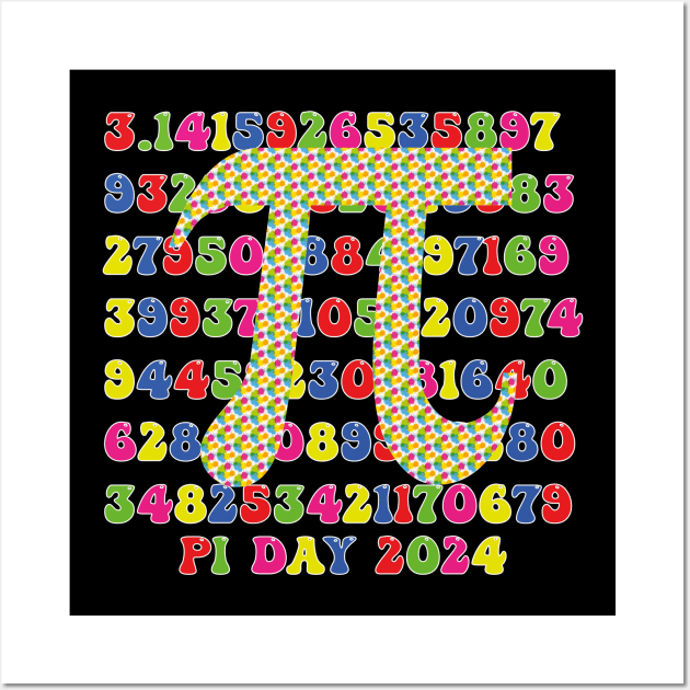 pi day 2024 Wall Art by mdr design